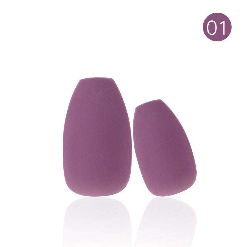 Wholesale Matte Full Sticker Solid Color Plastic Nail Stickers
